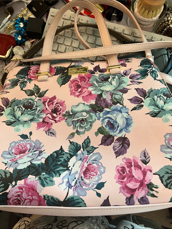 Handbags - betsy Johnson floral Crossbody or handbag shown on live show